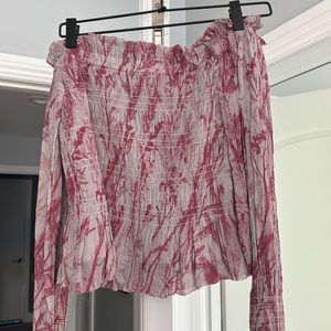 All Saints ruffle top